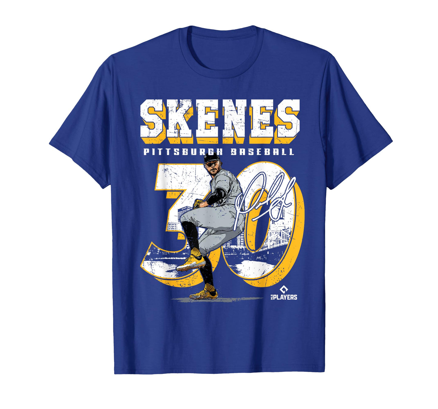 Paul Skenes | Pittsburgh MLB Baseball Players| MLBPSK205M T-Shirt