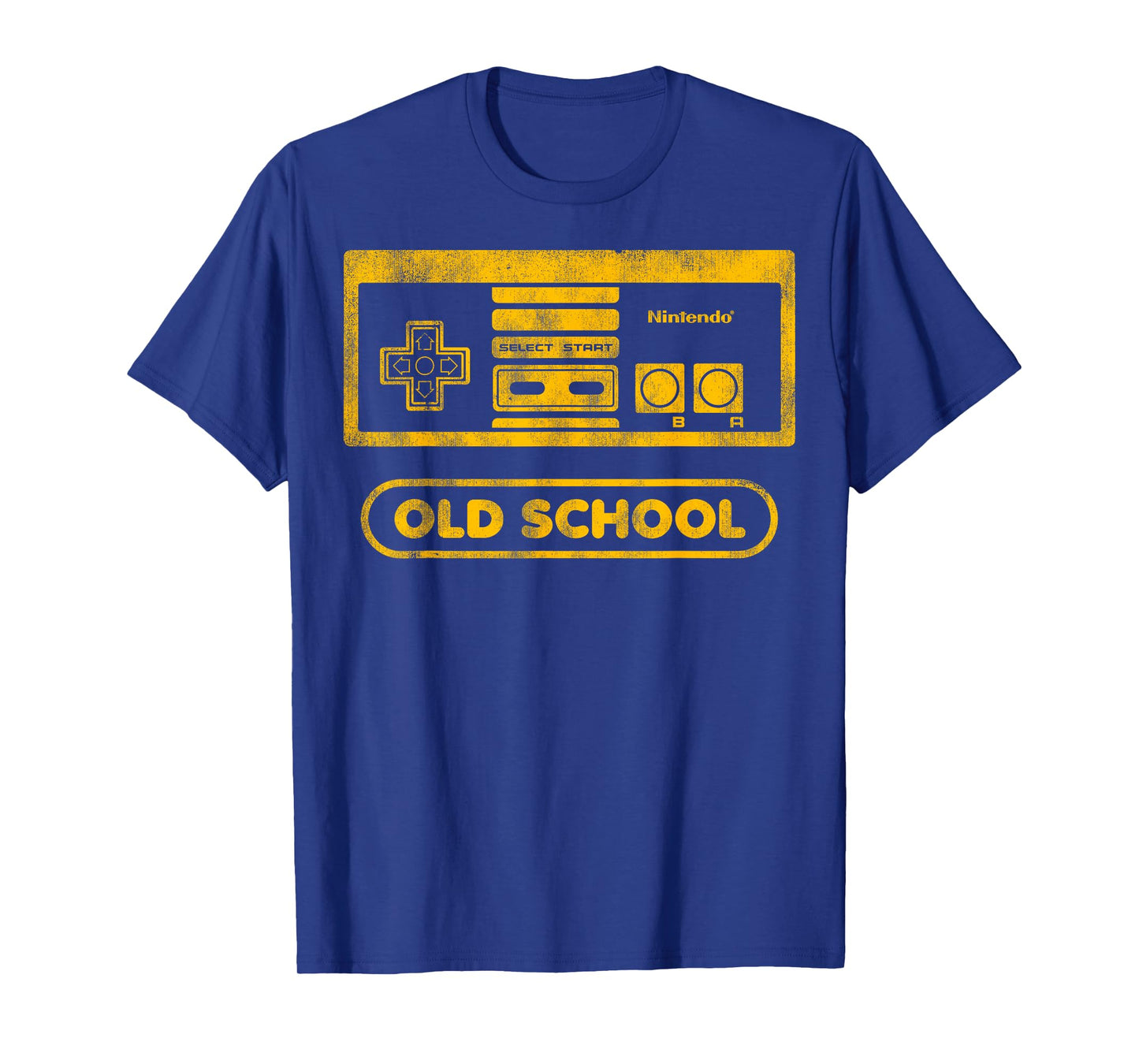 Nintendo NES Controller Old School Gold Graphic T-Shirt T-Shirt