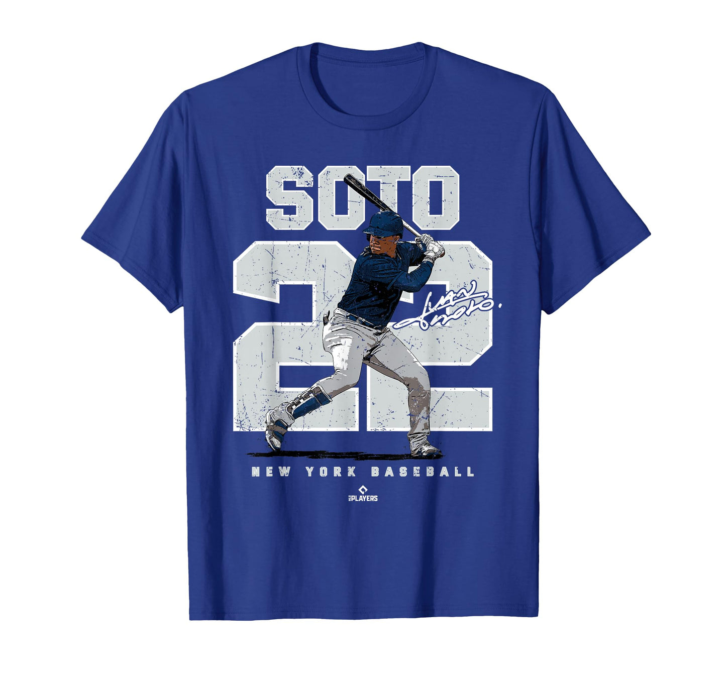 Number and Portrait Juan Soto New York MLBPA T-Shirt