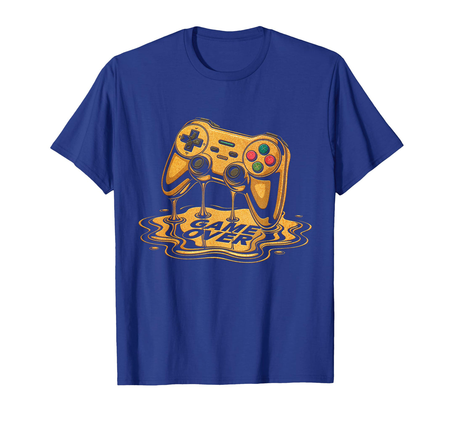 Gold Video Game Controller Golden Gamer Gaming Gamepad T-Shirt