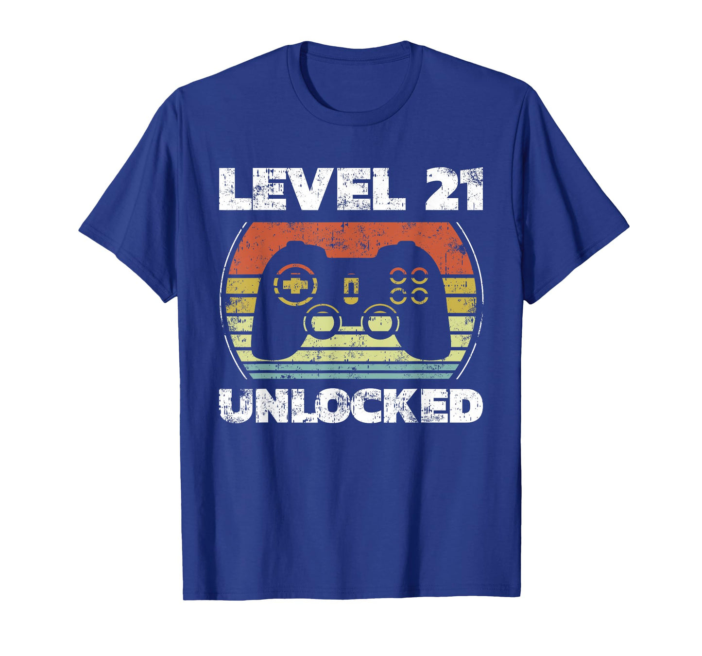 Level 21 Unlocked Funny Video Gamer 21st Birthday T-Shirt