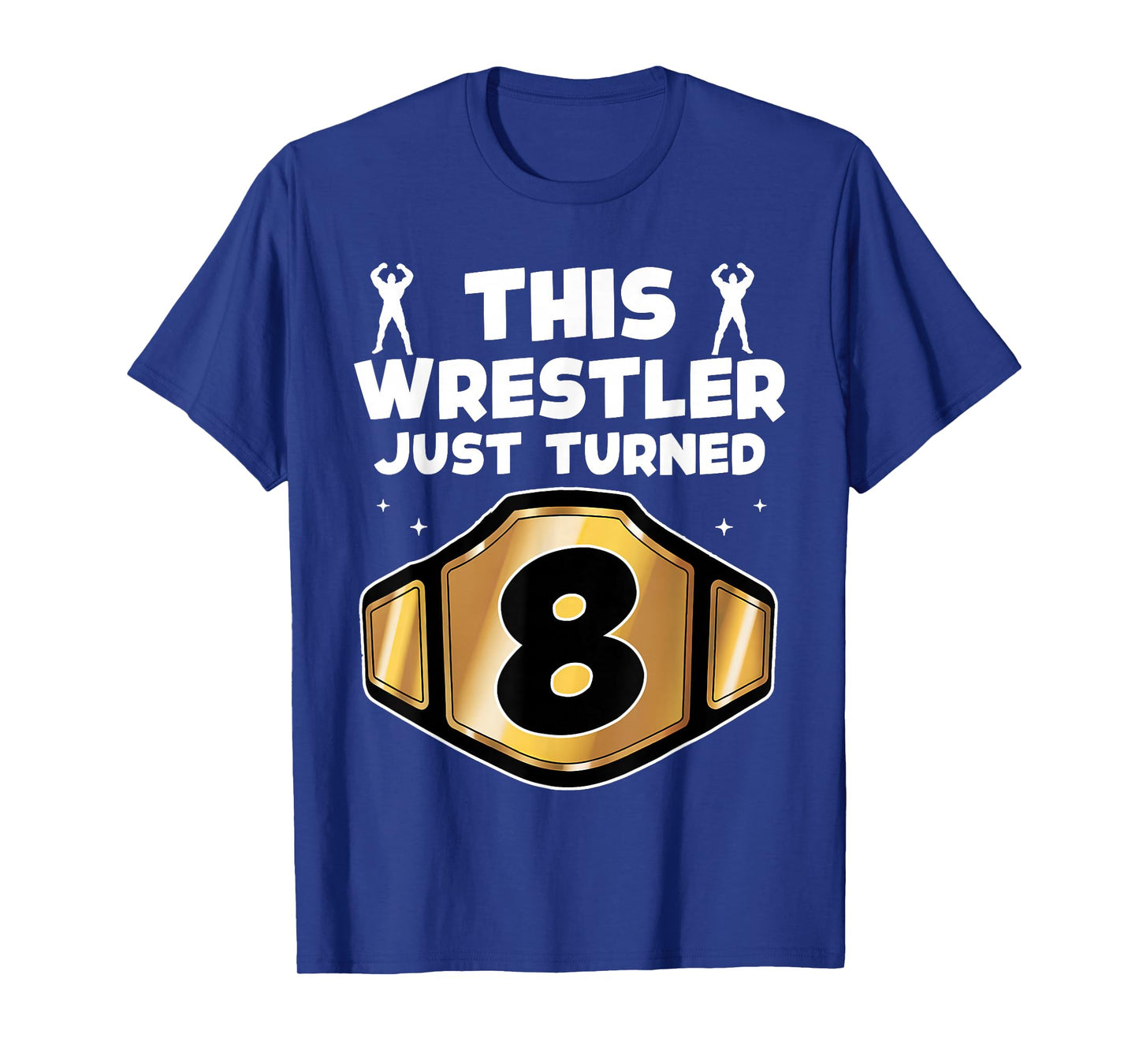 8th Wrestling Birthday This Wrestler Just Turned 8 Boys T-Shirt