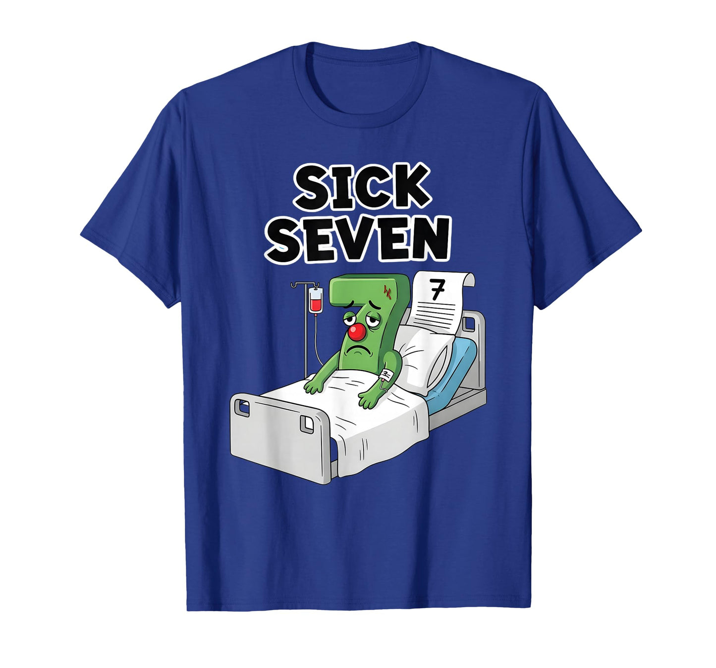 Sick Seven 67 Halloween Costume Fun Wordplay Design T-Shirt