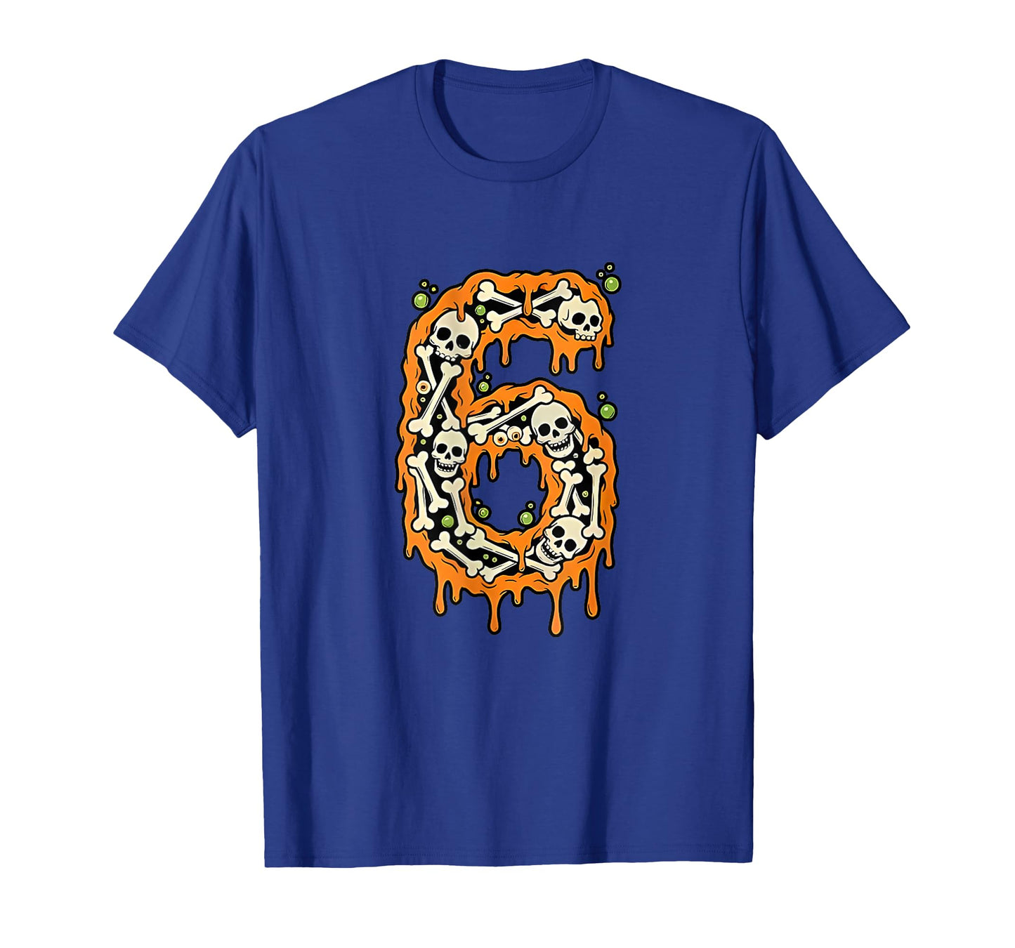 Number 6 Six Seven 6 7 Meme Funny Design Couples Halloween T-Shirt
