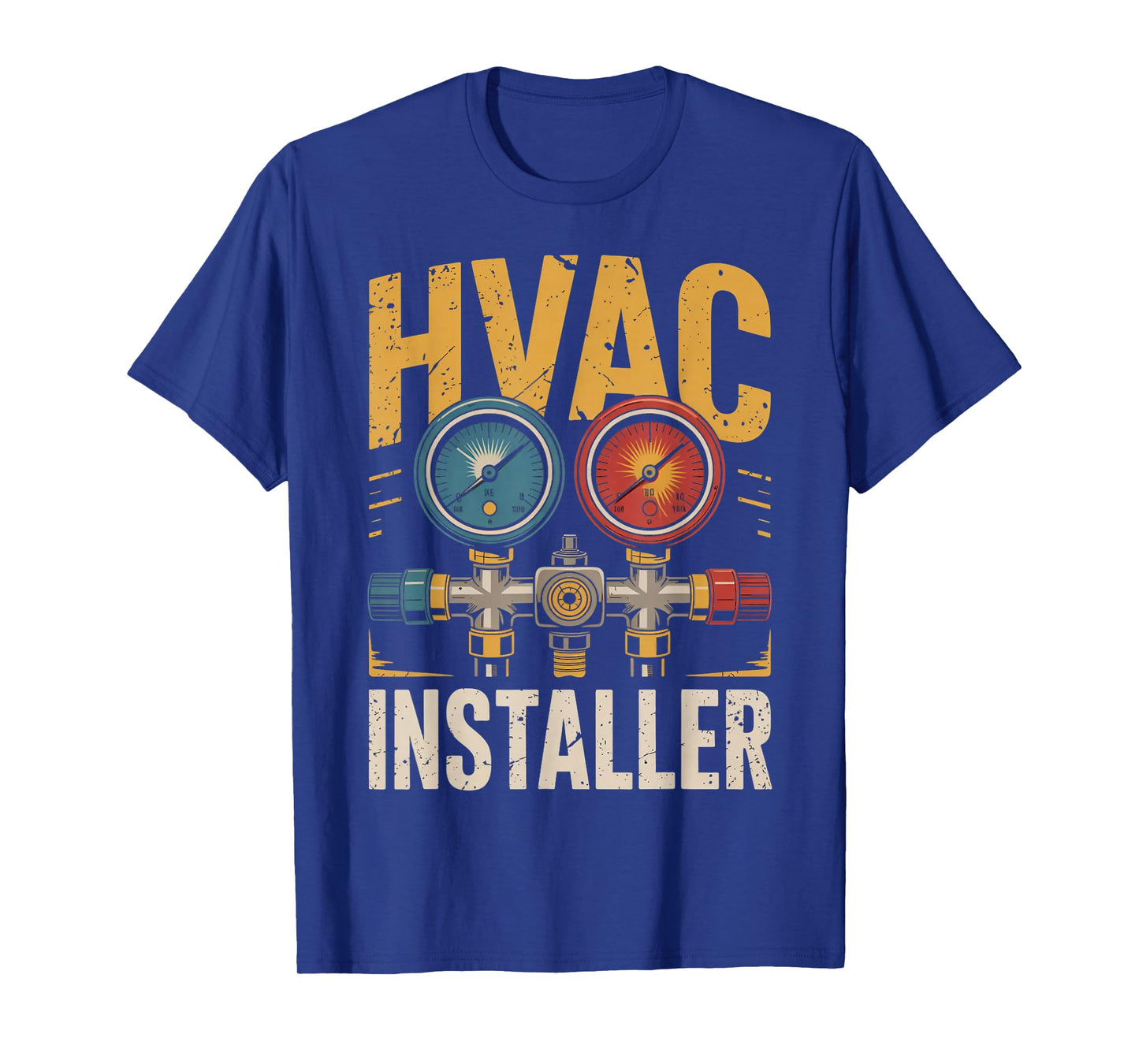 Hvac Installer Air Installer Ac Repairman Hvac Tech T-Shirt