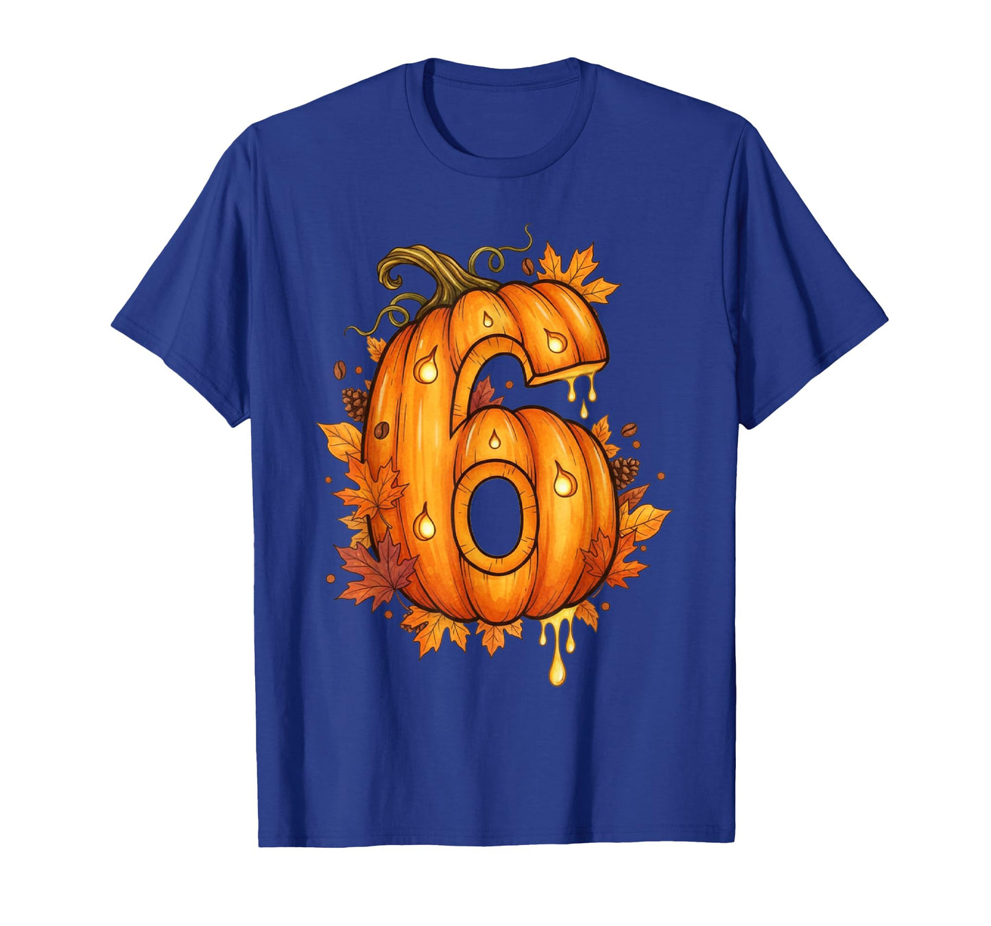 Six Seven Meme 6 7 Autumn Fall Pumpkin Spooky Costume Couple T-Shirt