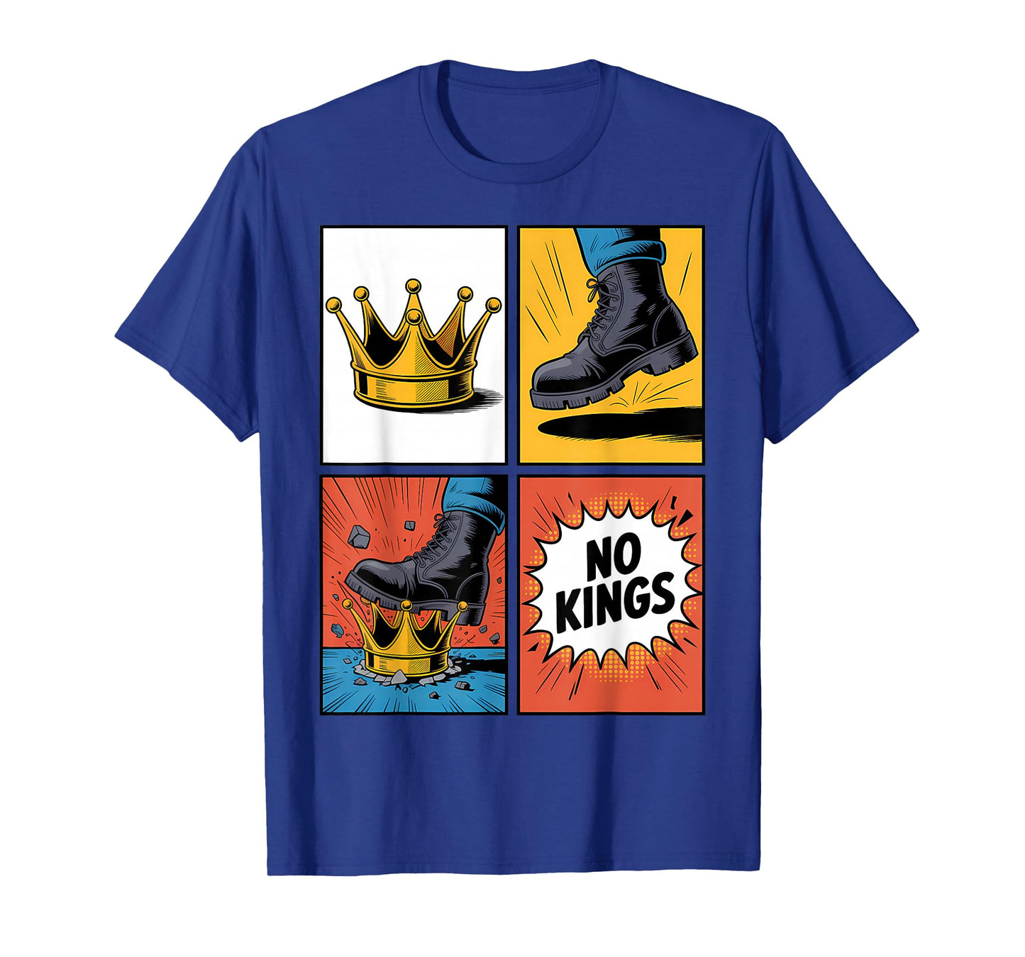 No Kings in America Cartoon T-Shirt