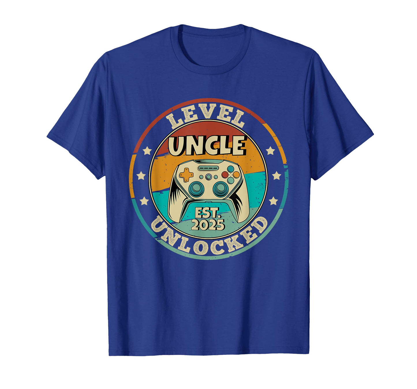 Uncle Level Unlocked 2025 Leveling Up Leveled Up To Uncle T-Shirt