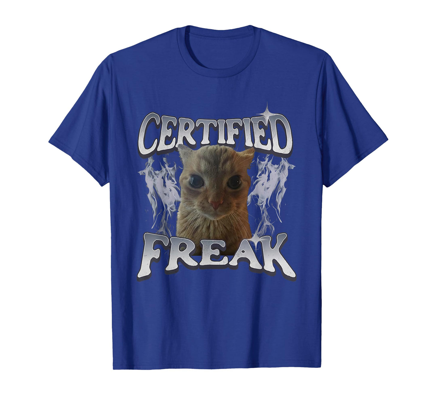 Men Women Certified Freak Funny Cat Meme Cat Lover Gift T-Shirt
