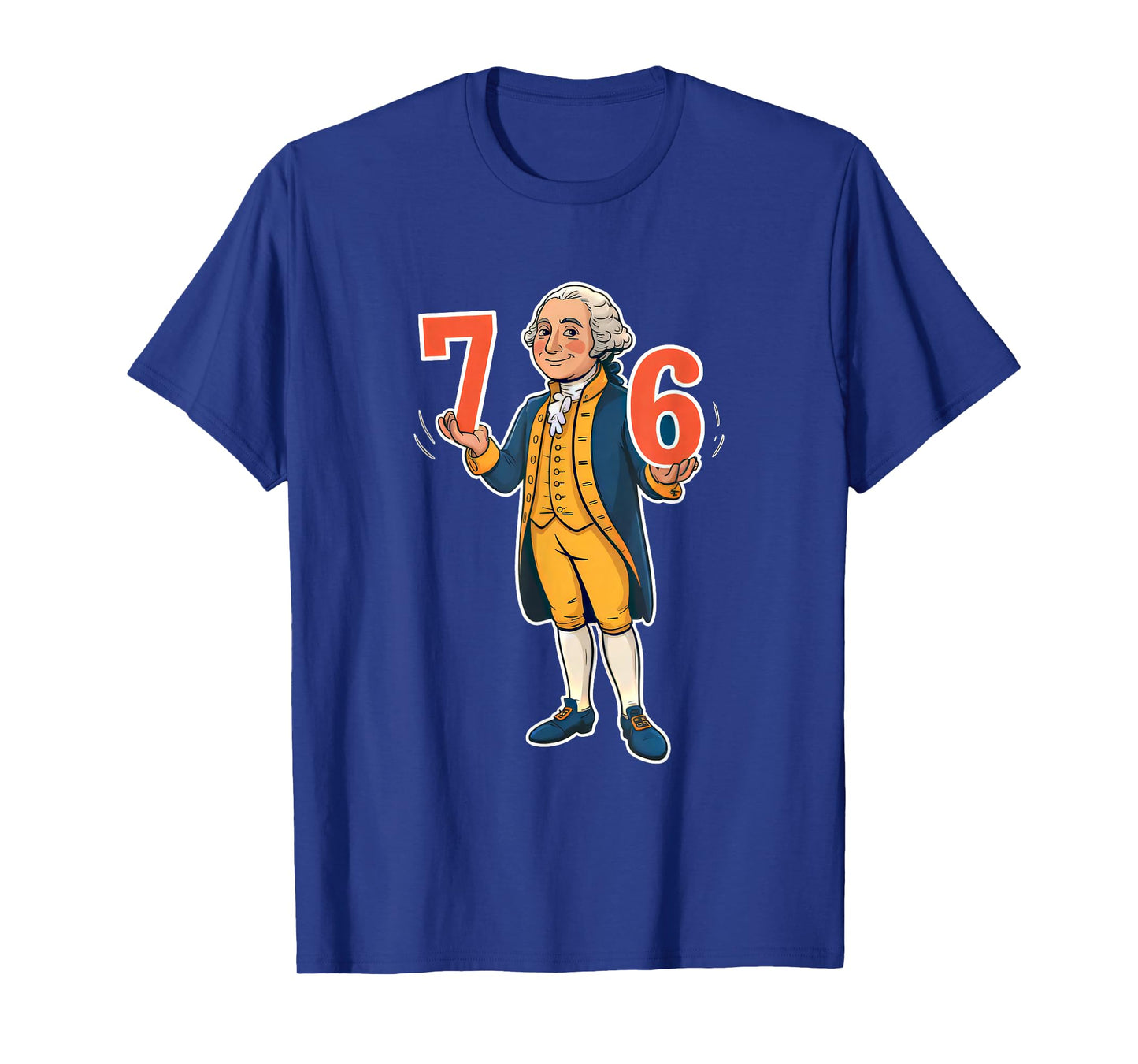 6-7 7-6 George Washington Funny Six Seven Gen Alpha Slang T-Shirt