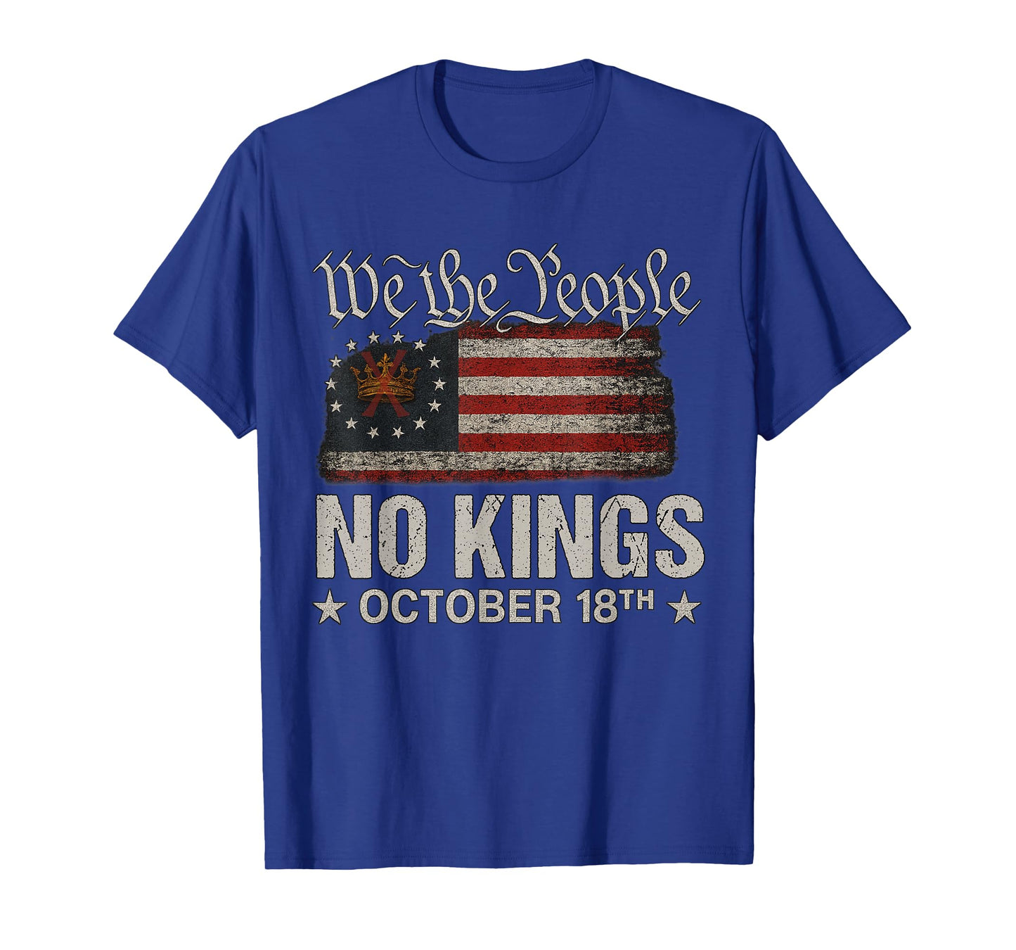 No Kings October 18 Shirt Men Women No Kings Day T-Shirt