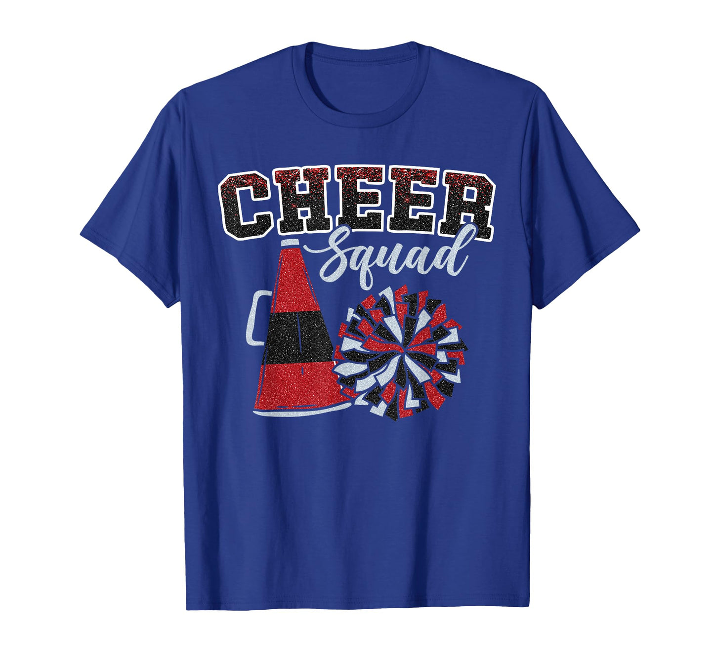 Cheer Squad Funny Cheerleader Cheerleading Red Women Girl T-Shirt