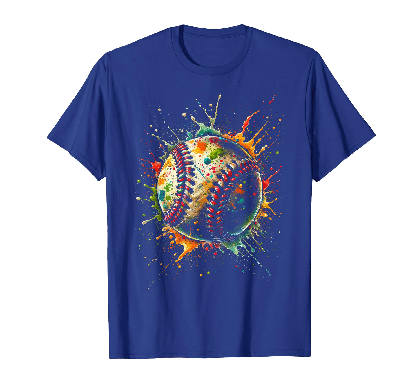 Baseball Player Art Graphic Baseball Fan Boys Mens T-Shirt