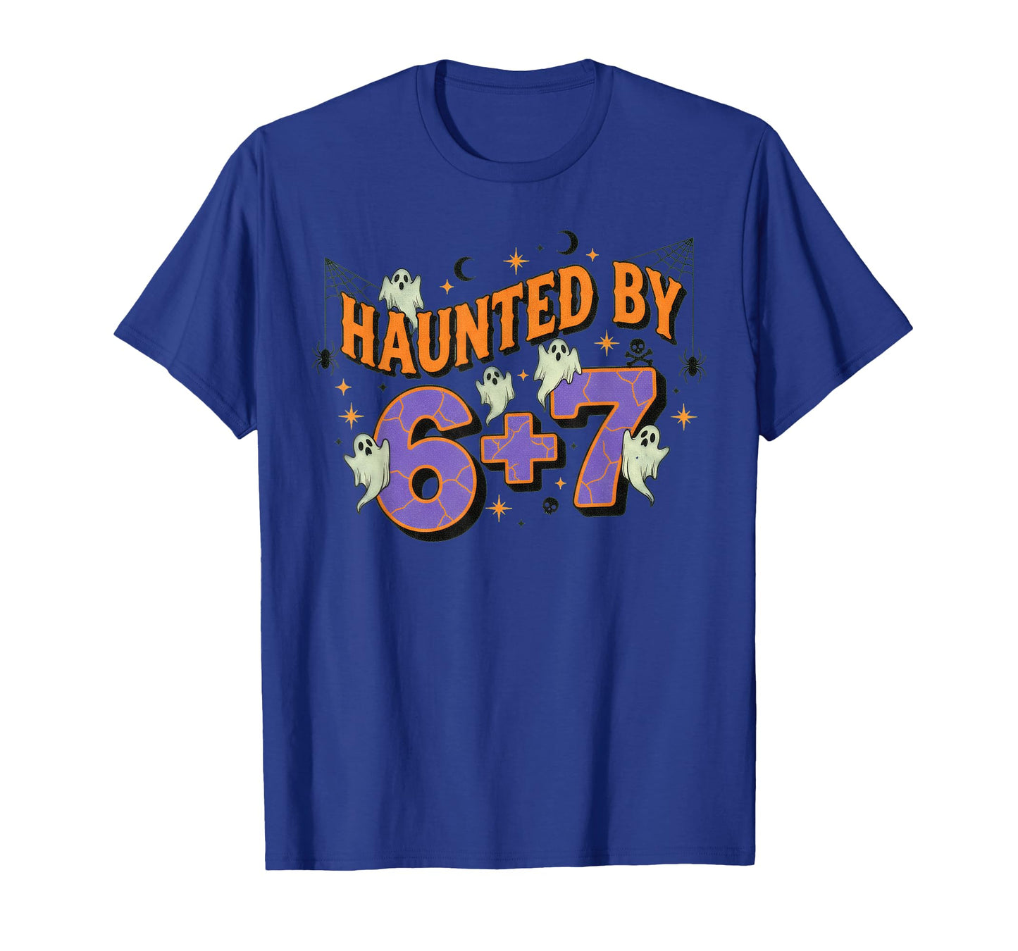 67 Meme Halloween Costume Haunted by 6-7 T-Shirt