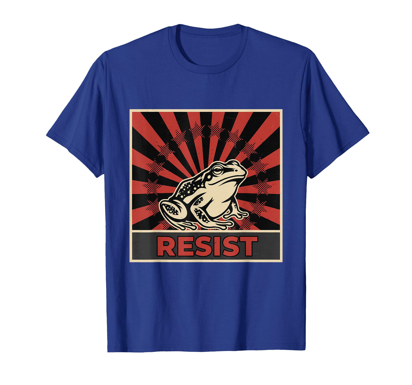 Portland Resist Frog Poster Protest No Kings Day T-Shirt