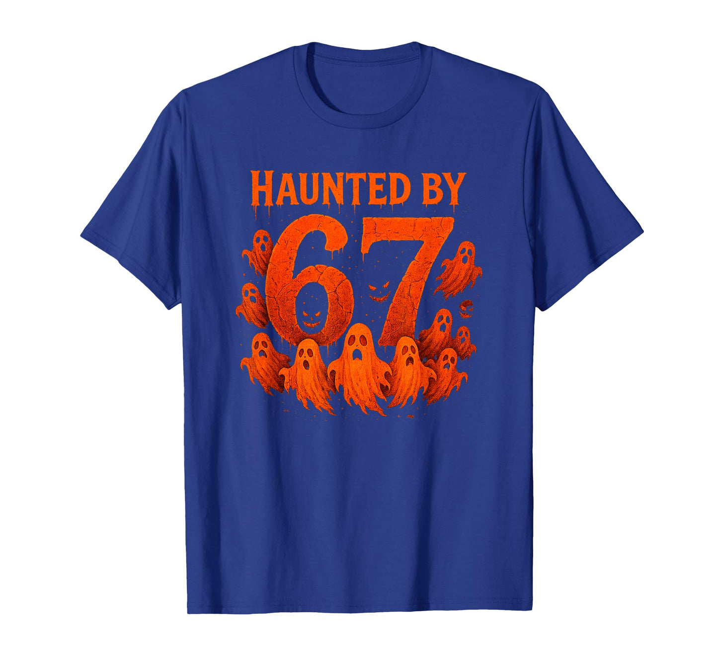 Haunted by 67 Six Seven 6 7 Meme Gen Alpha Halloween Shirt T-Shirt