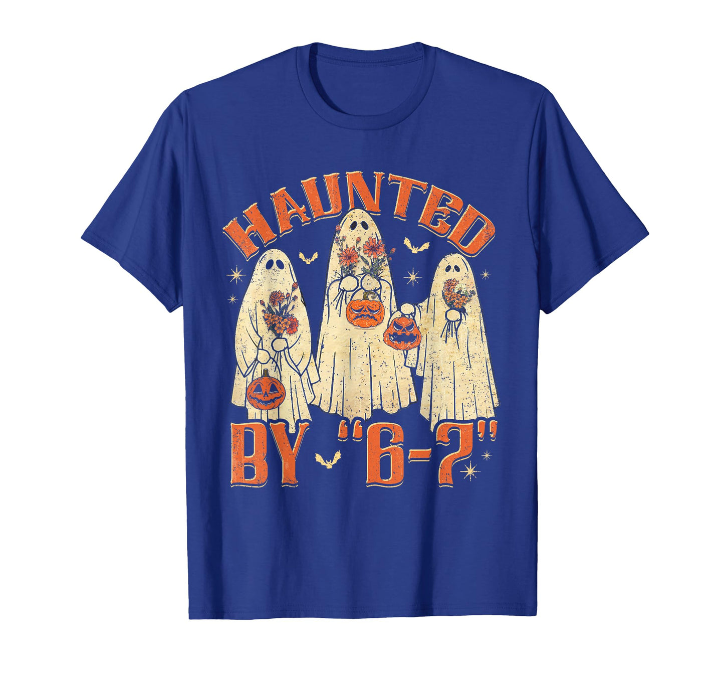 67 Meme Halloween Haunted by 6 7 Six Seven Gen Alpha Z T-Shirt
