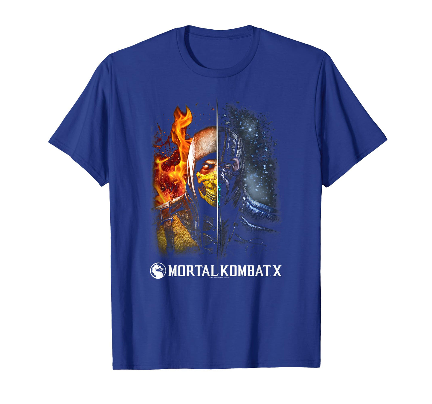 Mortal Kombat X Fire and Ice T-Shirt