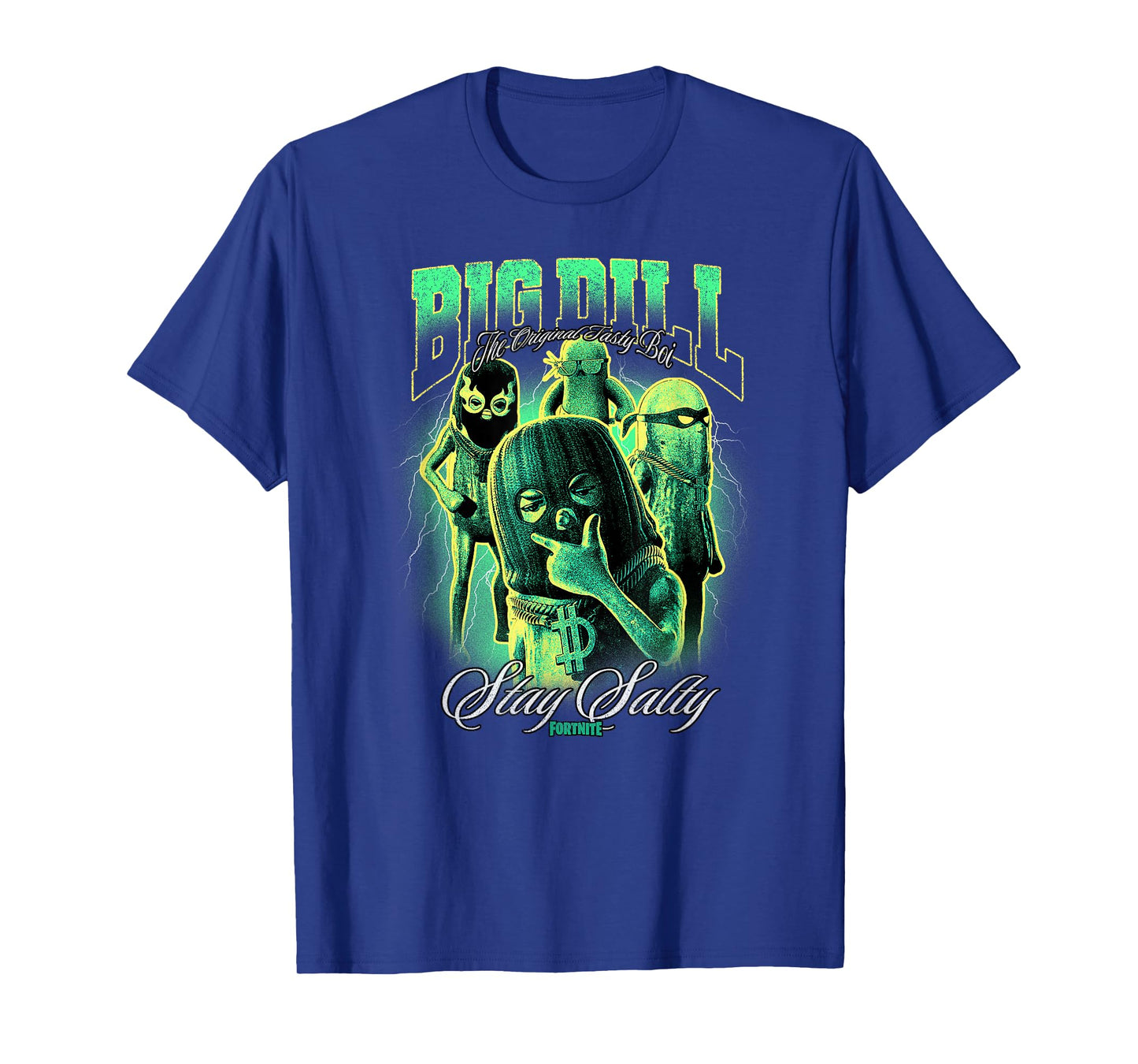 Fortnite Big Dill The Original Tasty Boi Stay Salty Retro T-Shirt