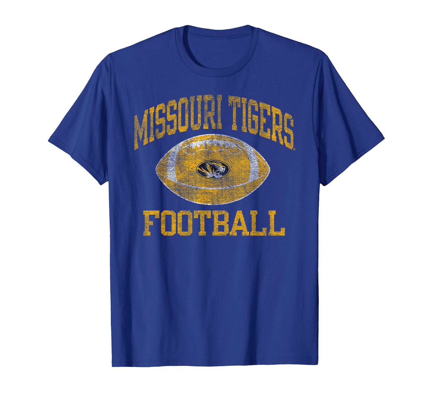 Missouri Tigers Football Intensity Vintage Black T-Shirt