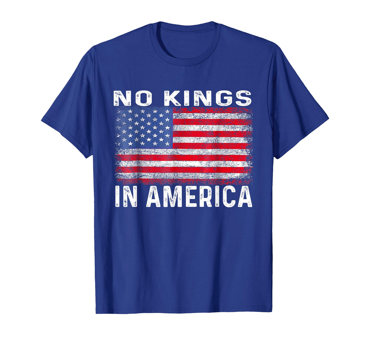 No Kings In America Since 1776 Patriotic 4th Of July Us Flag T-Shirt