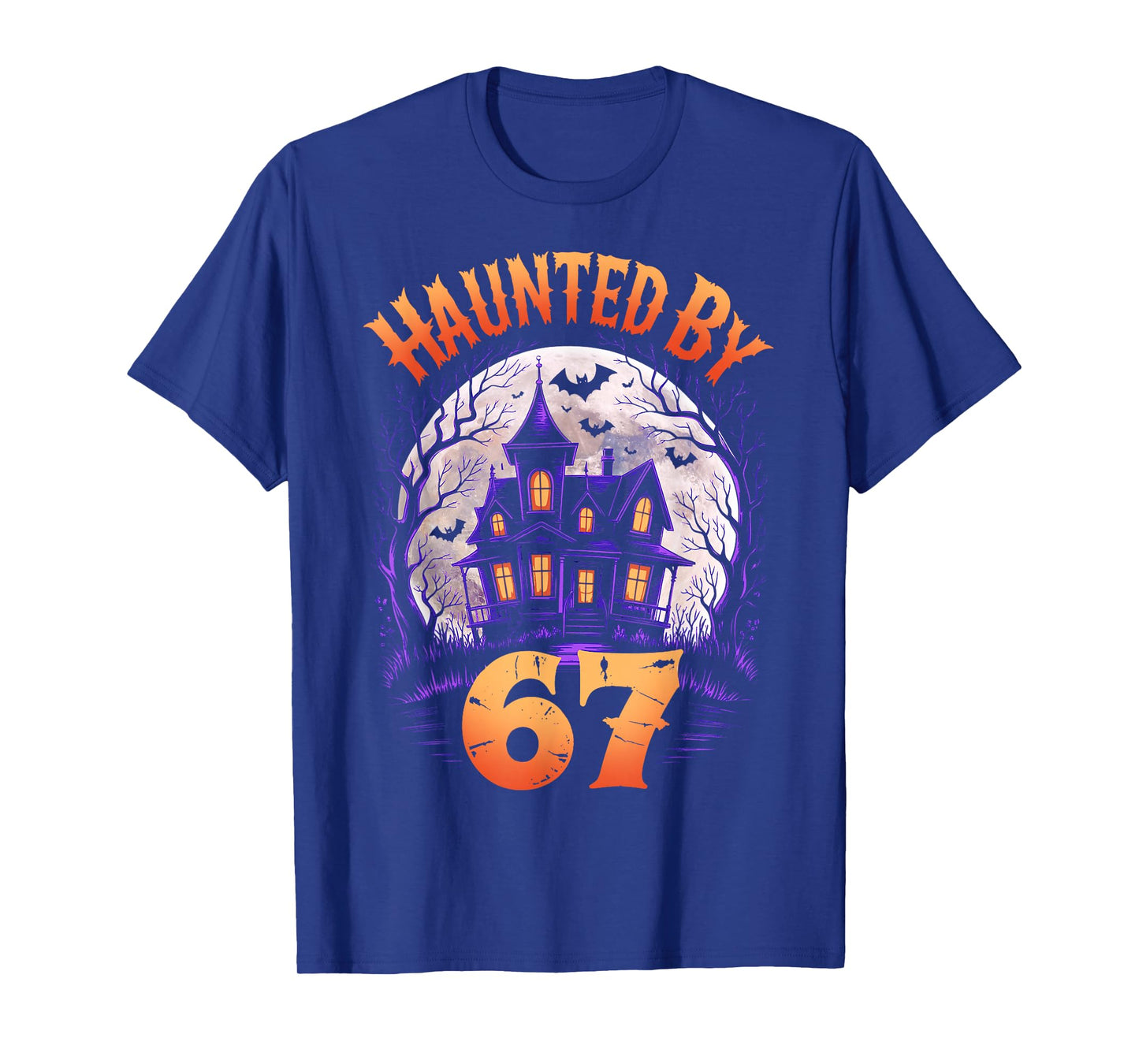 67 Meme Halloween Costume Haunted by 6-7 Brainrot Six Seven T-Shirt