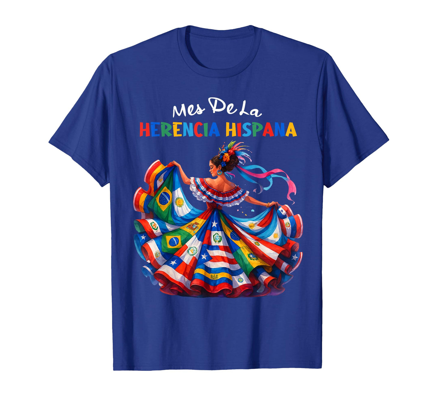 Mes De La Herencia Hispana Hispanic Heritage Month Womeen T-Shirt