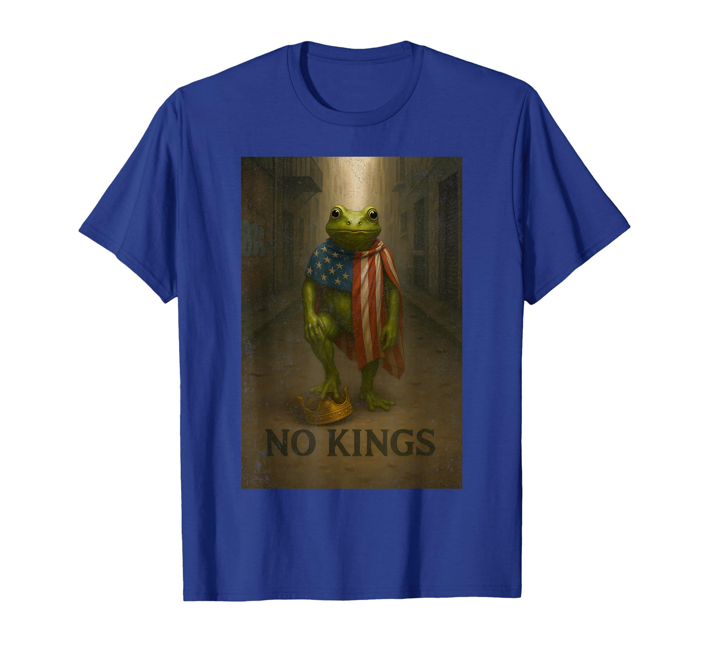 Portland Frog Protest Retro Vintage Resist No Kings T-Shirt