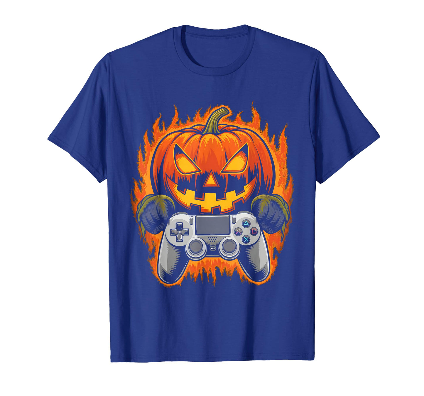 Halloween Tee Gamer Gaming Pumpkin Halloween Costume T-Shirt