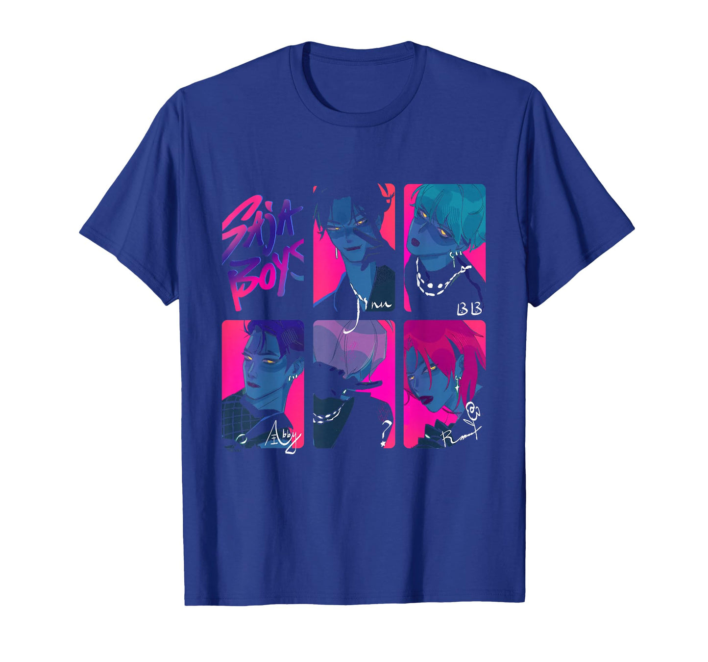 Kpop Demon Hunters Saja Boys Photocards Officially Licensed T-Shirt
