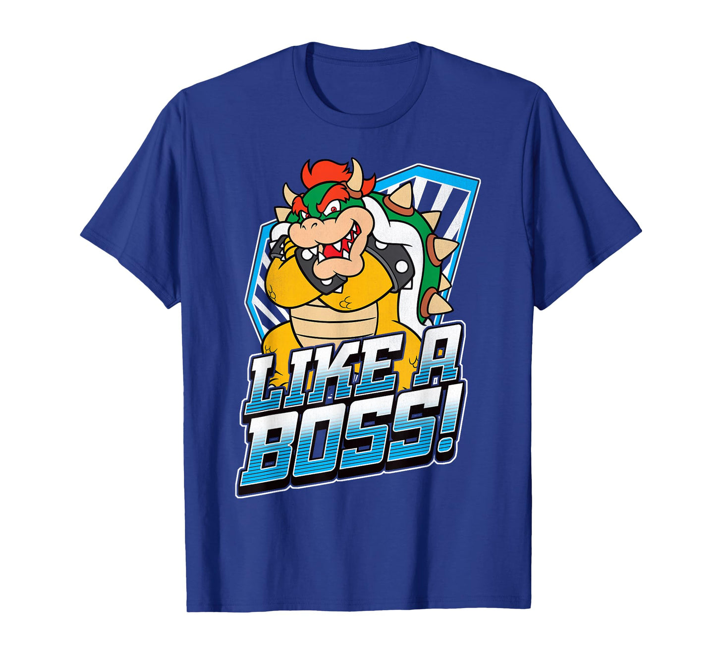 Nintendo Super Mario Bowser Like A Boss Bold Graphic T-Shirt T-Shirt
