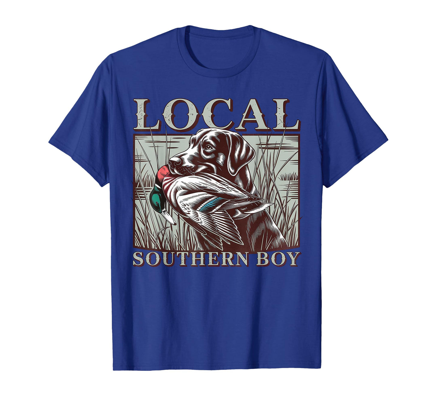 Local Southern Boy Duck Hunting Black Lab T-Shirt