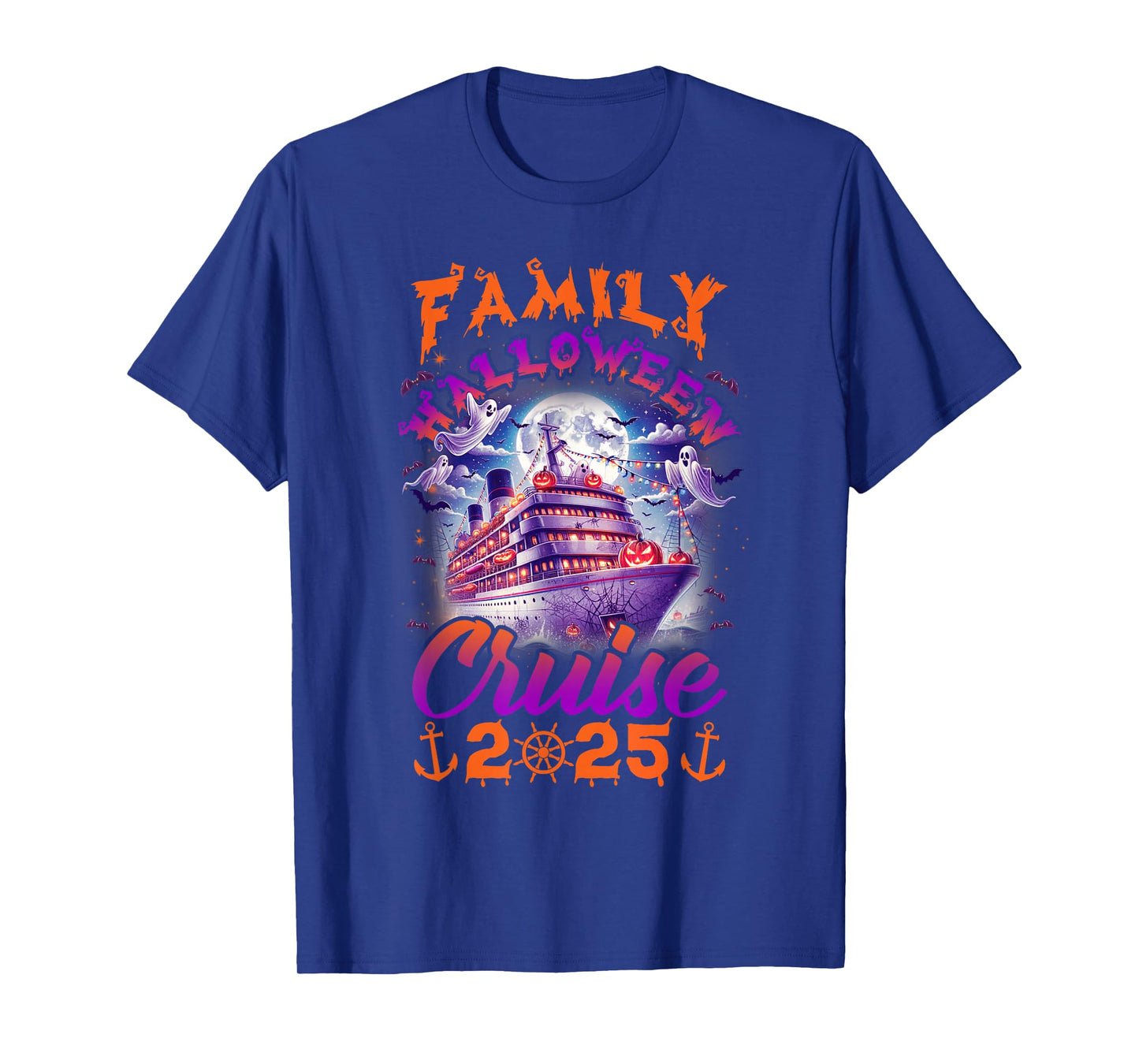 Family Halloween Cruise 2025 Matching Family Cruising Crew T-Shirt