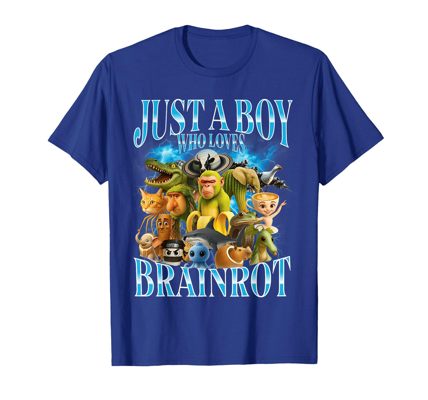 Just A Boy Who Loves Italian Brainrot T-Shirt