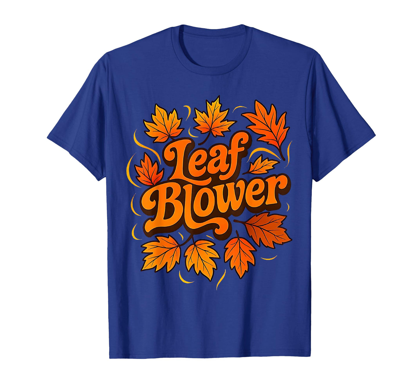 Funny Leaf Blower Fall Costume Couple Halloween Matching T-Shirt