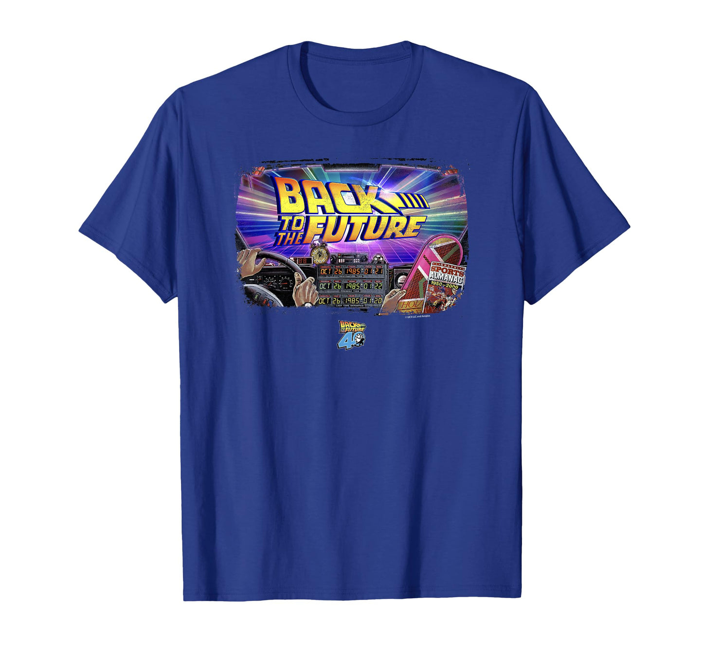 Back To The Future 40th Anniversary Time Machine POV T-Shirt