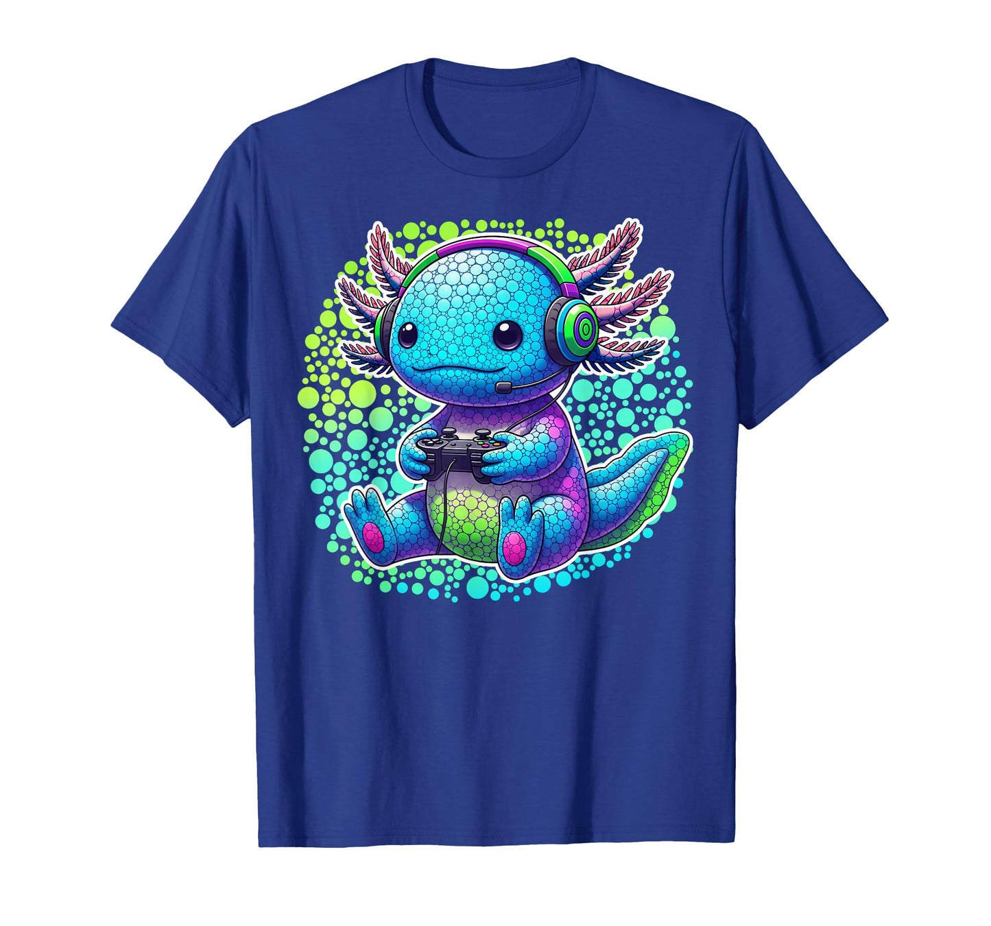 Happy Dot Day Axolotl Gamer Gamesolotl Kids Boys Girls Youth T-Shirt