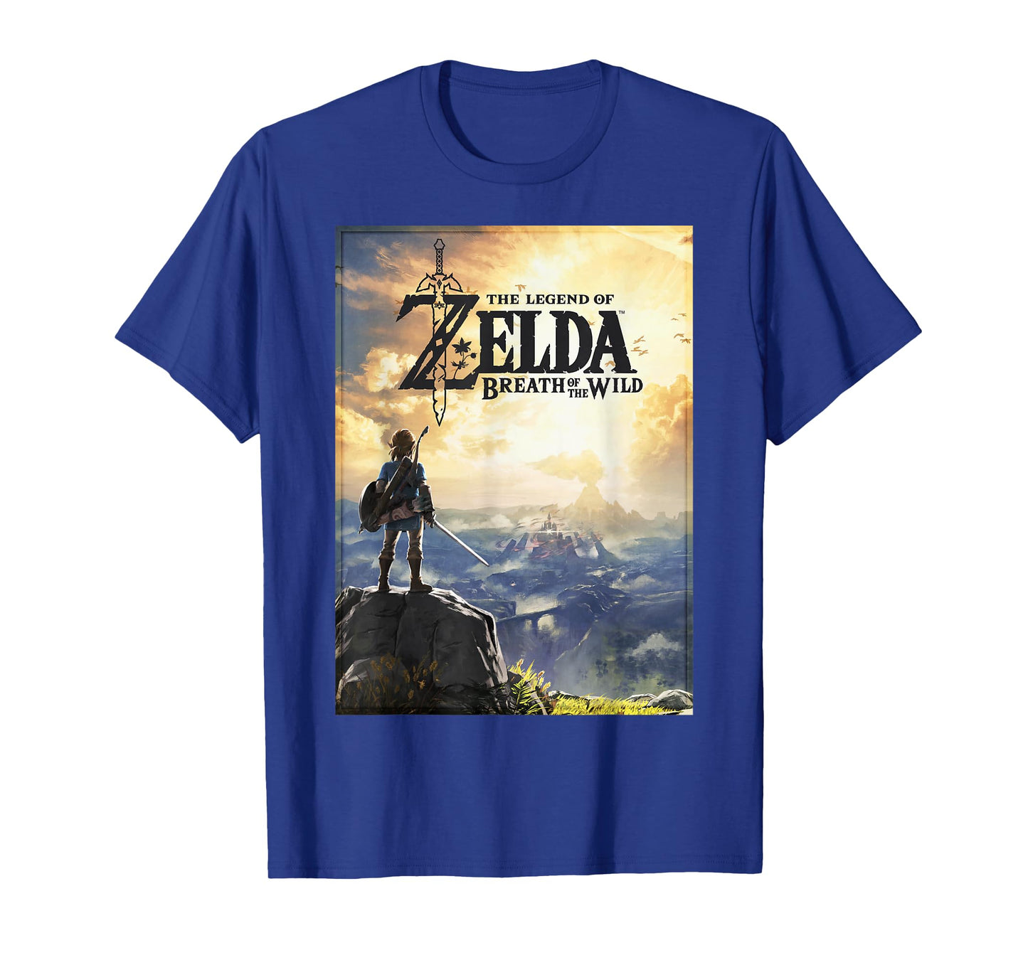 The Legend Of Zelda Breath Of The Wild Link Horizon Poster T-Shirt