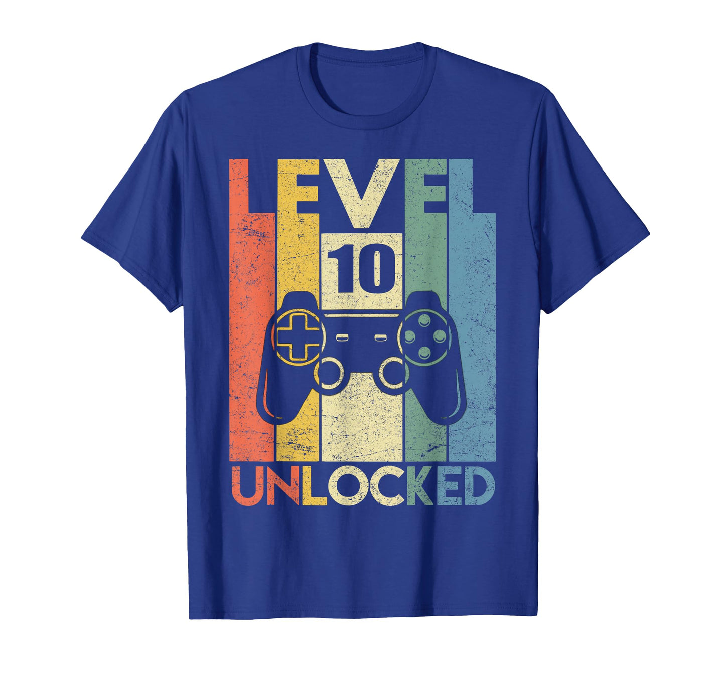 Level 10 Unlocked Funny Video Gamer 10th Birthday Gift T-Shirt