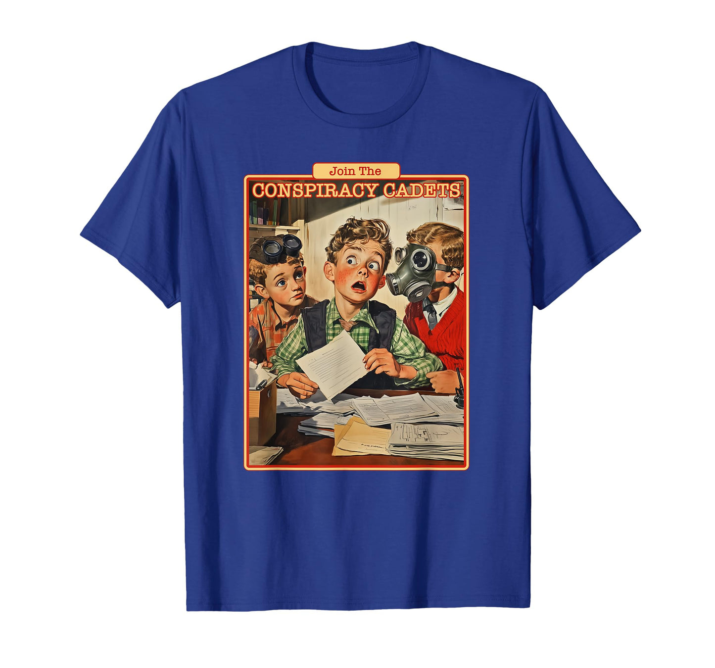 Join The Conspiracy Cadets Conspiracy Shirt - Adult Humor T-Shirt