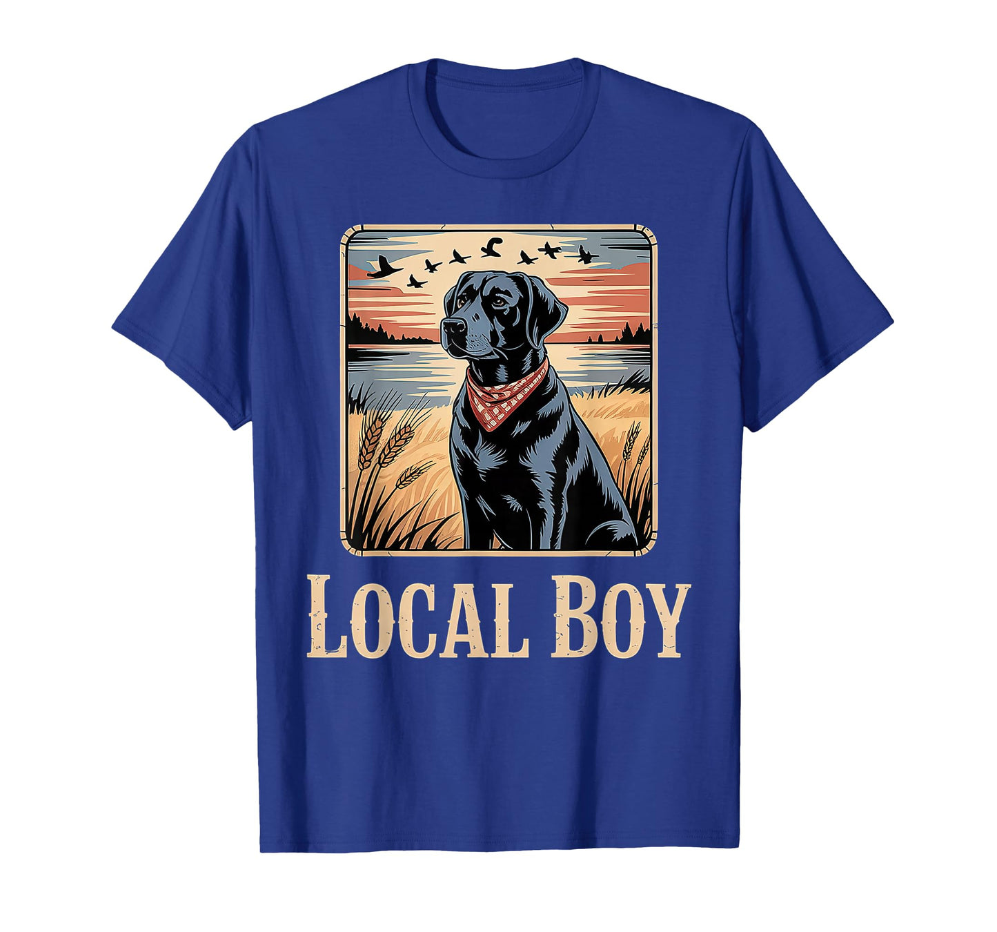 Local Boy Black Lab Hunting Dog T-Shirt