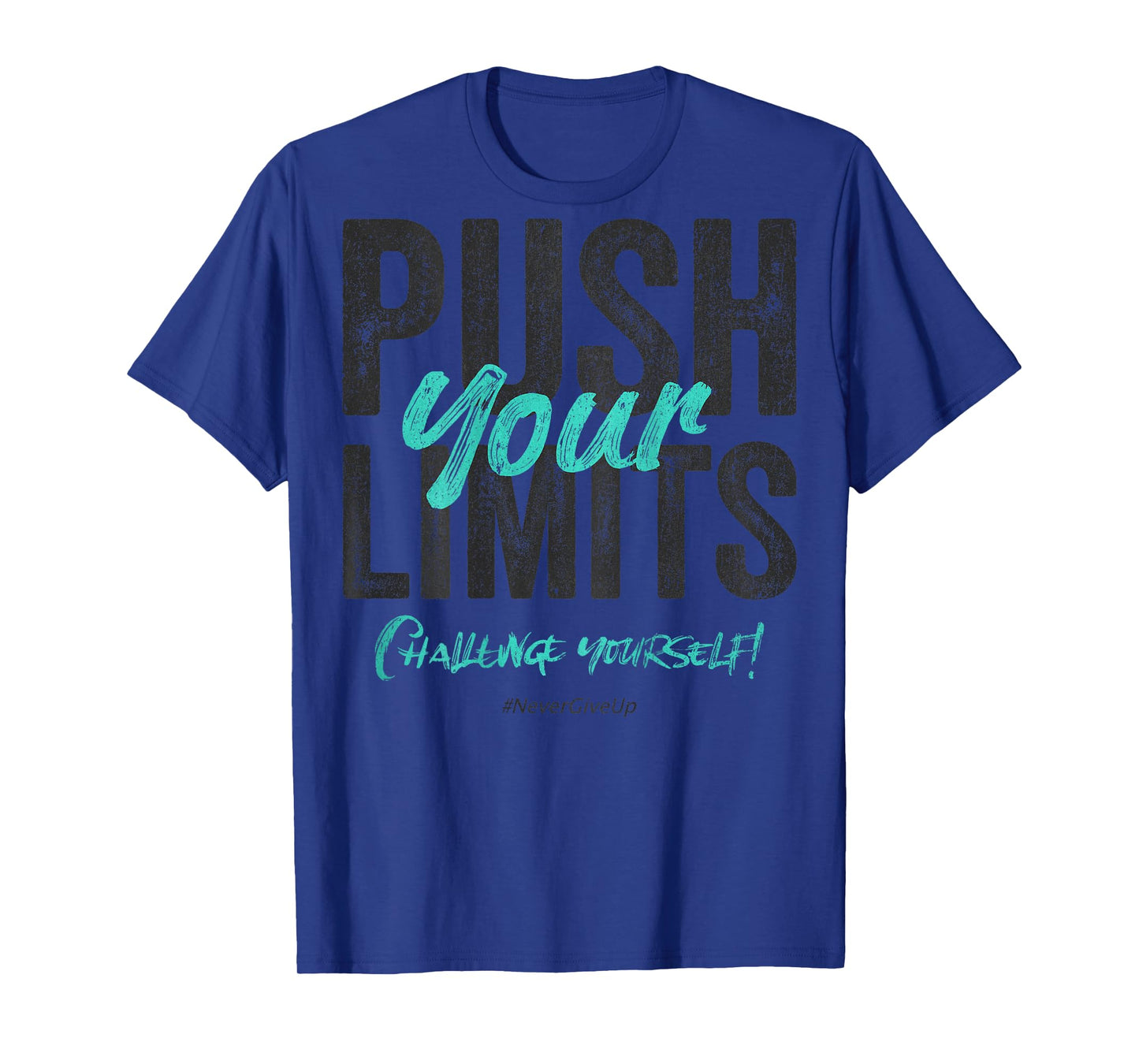 Fitness Quote Y2K Gym Training Back Print Yoga Sport Workout T-Shirt