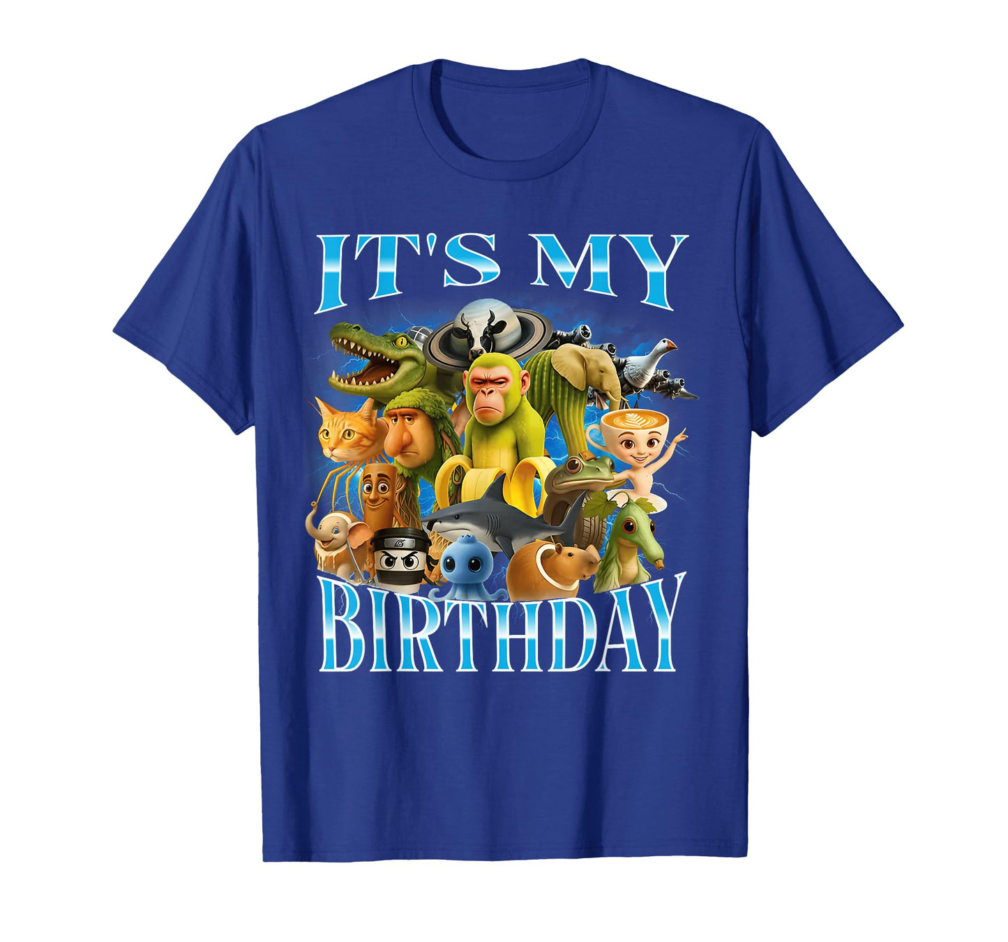 Italian Brainrot Birthday Kids T-Shirt