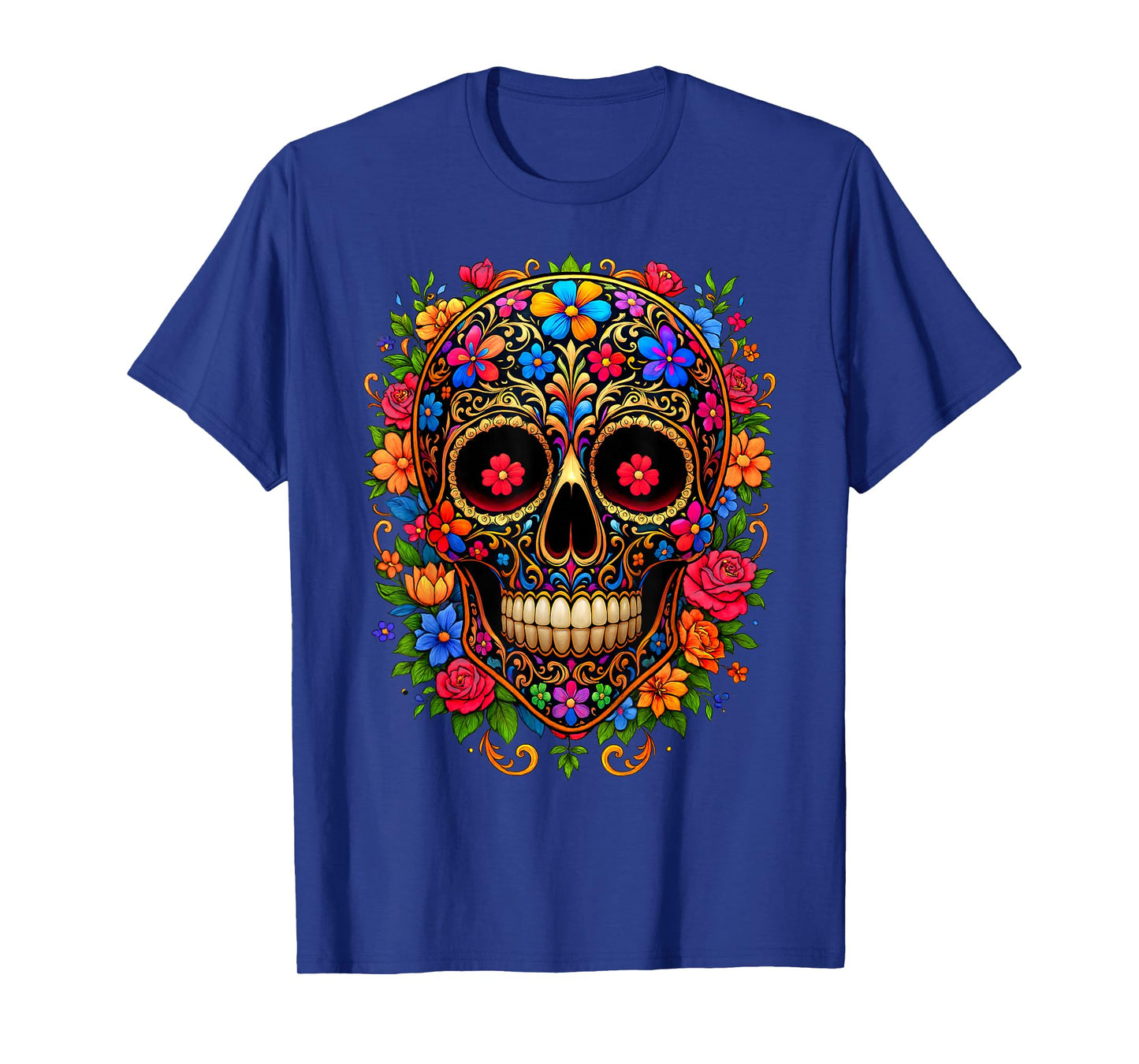 Dia De Los Muertos Costume Day of The Dead Sugar Skull T-Shirt