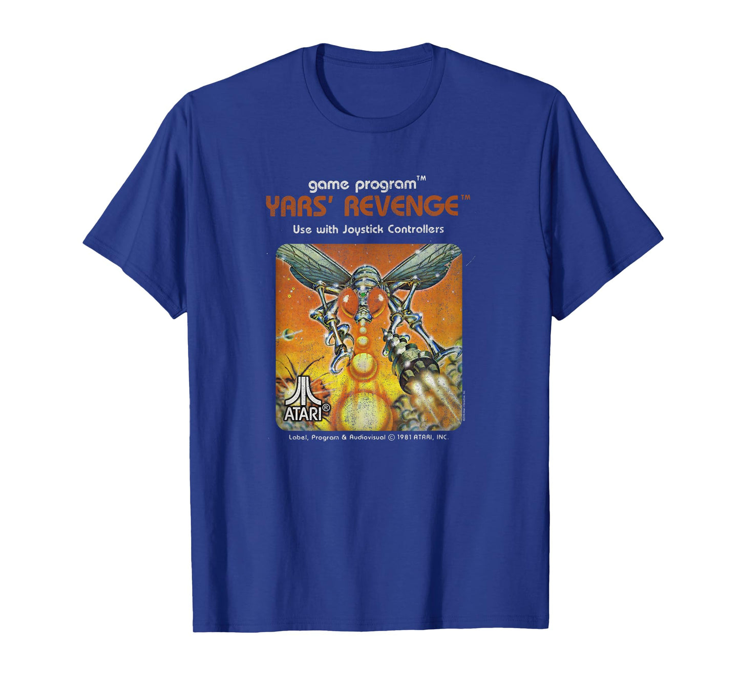 ATARI Yars Revenge Video Game Cartridge T-Shirt