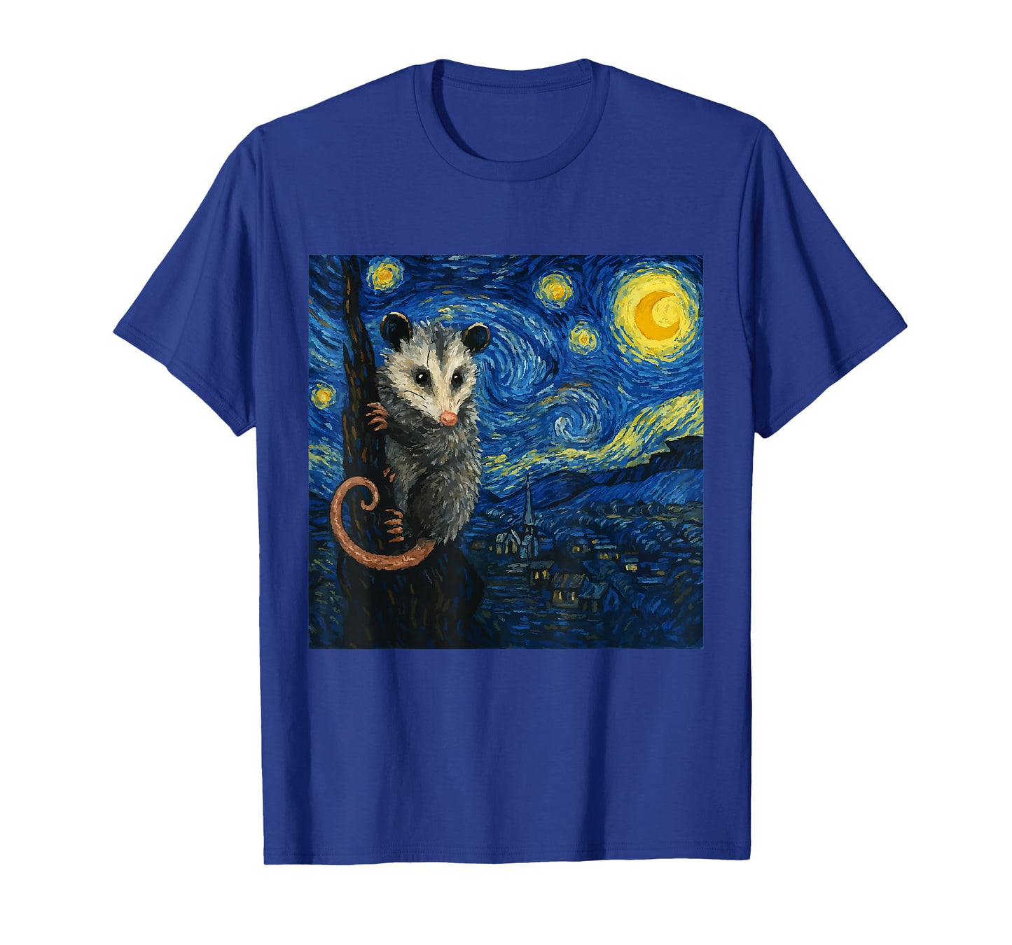 Starry Night Opossum Van Gogh Possum T-Shirt