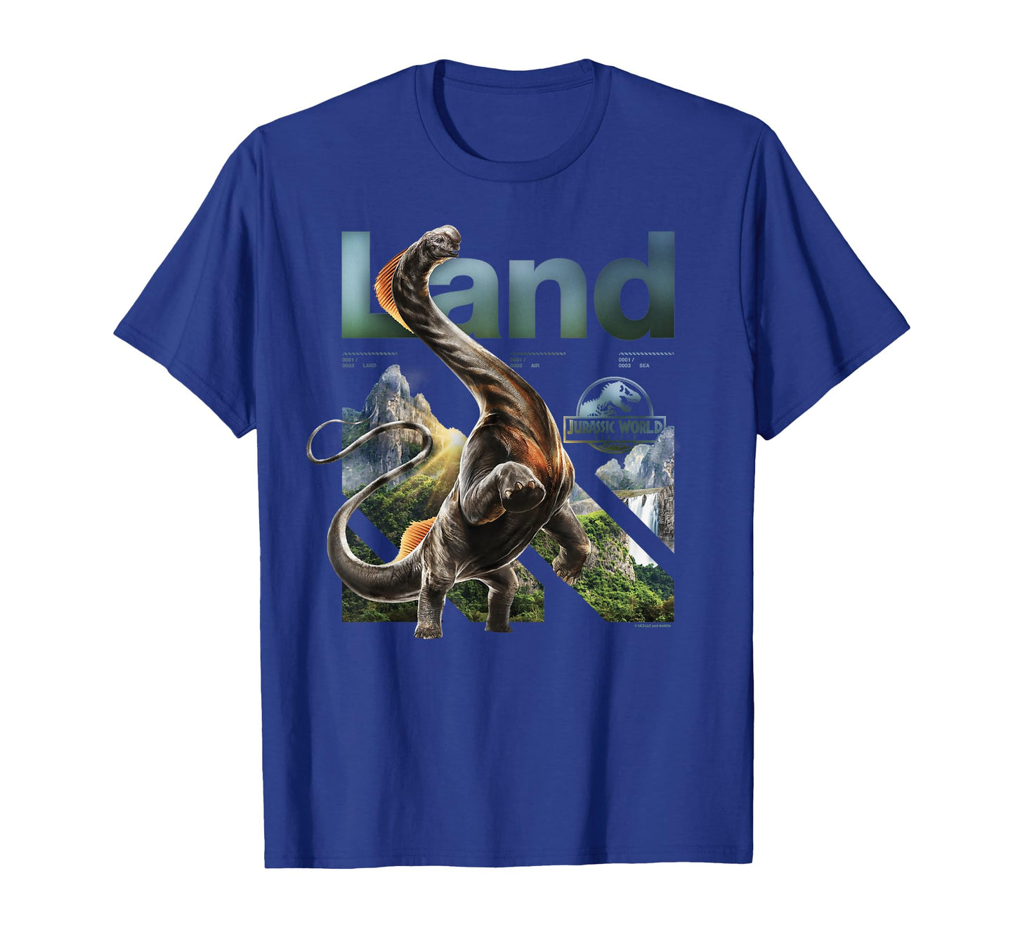 Jurassic World Rebirth Titanosaurus Land Dinosaur T-Shirt
