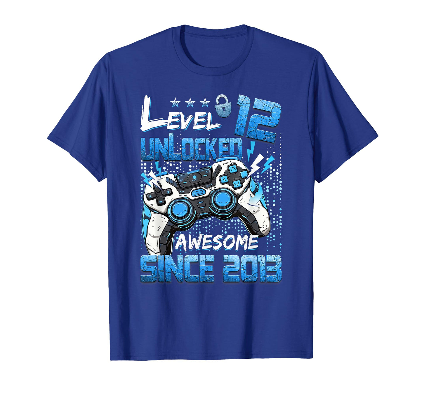 Level 12 Unlocked Awesome 2013 Boy Video Game 12th Birthday T-Shirt