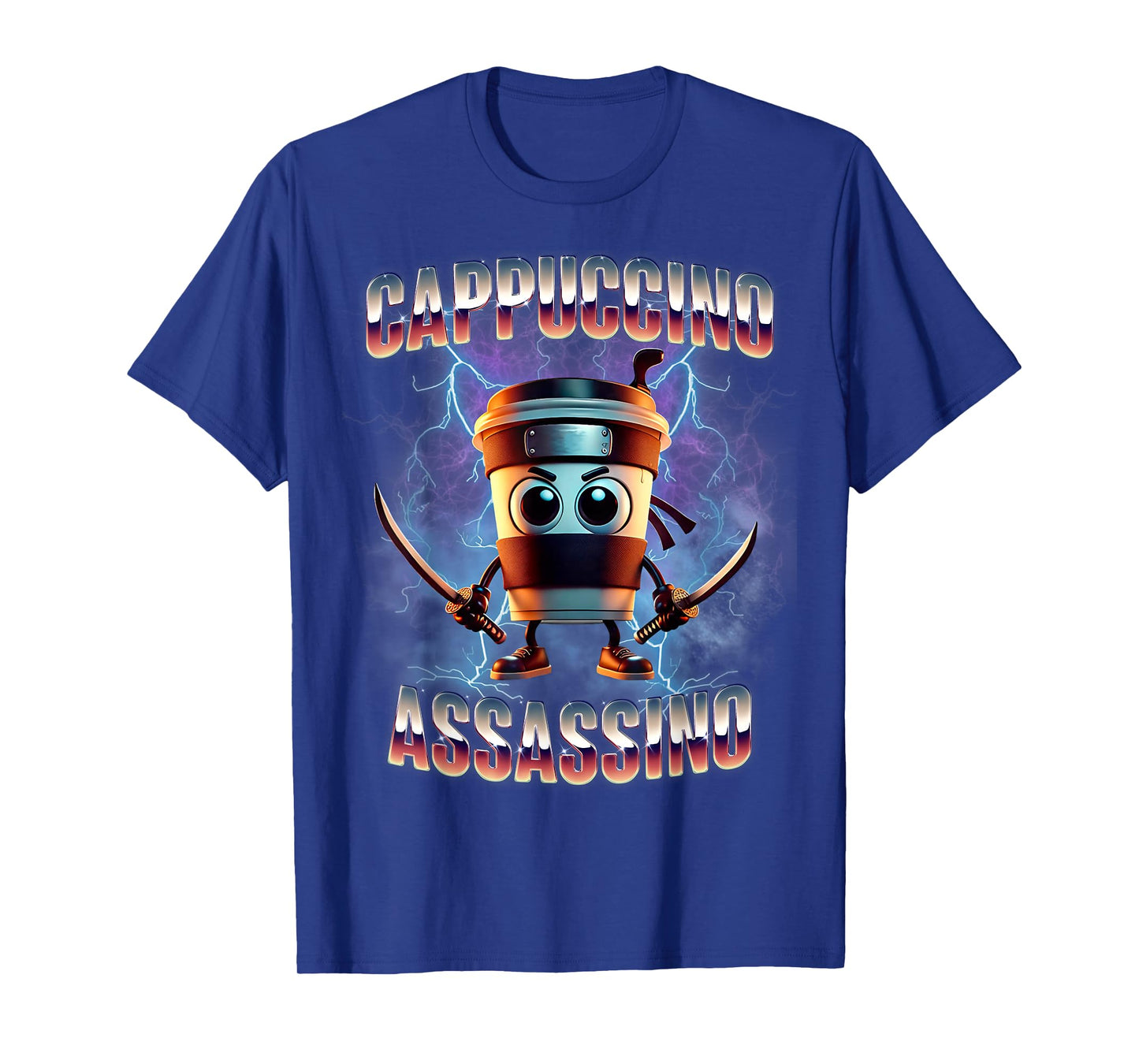 Cappuccino Assassino Brainrot Italian Meme T-Shirt