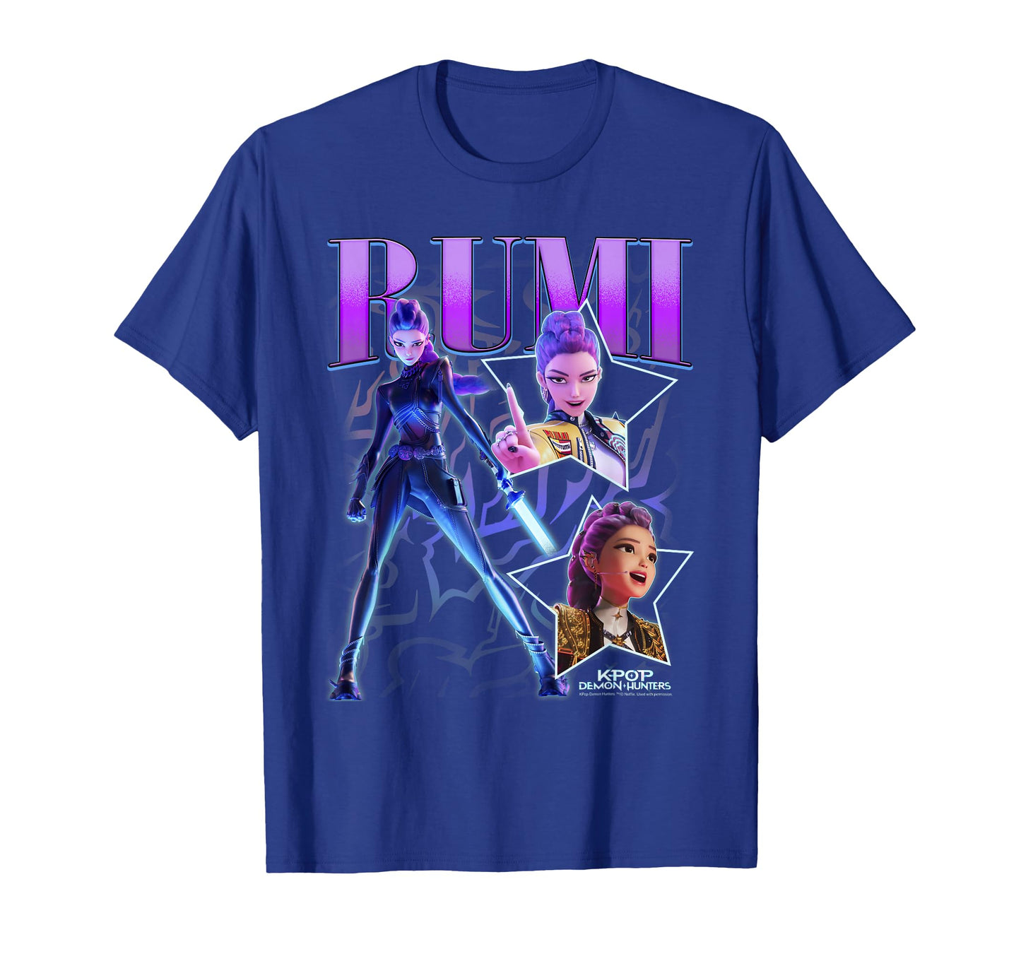 Kpop Demon Hunters Halloween Rumi Showcase Y2K Style Poster T-Shirt
